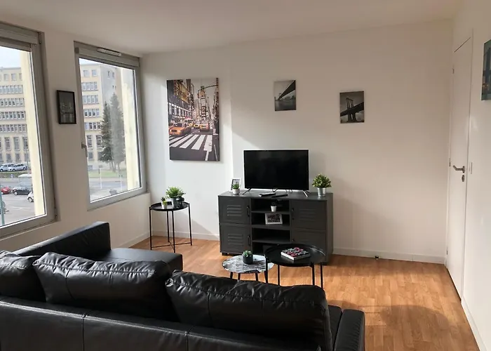 Hyper Centre - Wifi Fibre Gratuit - Jergweloh - Le New Yorkais Apartment Caen